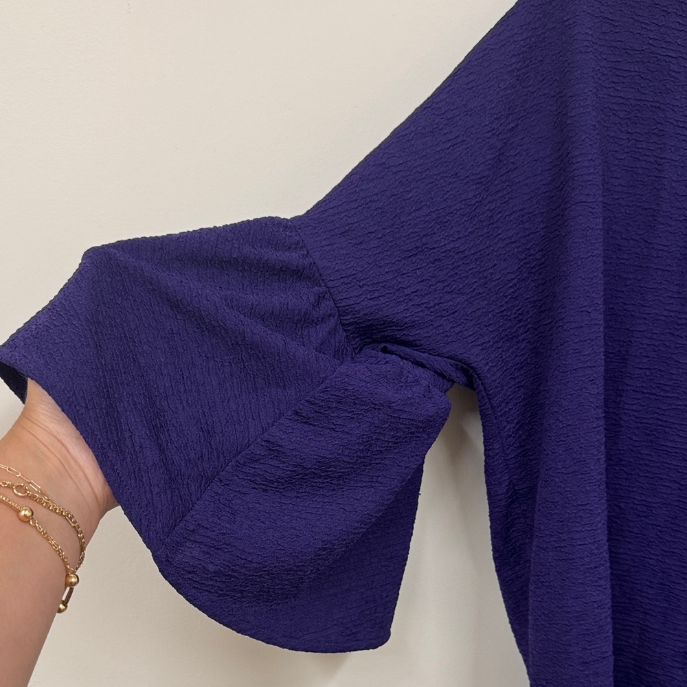 Elegant‎ Women's Blouse with Side Knot - Picture 3 of 4